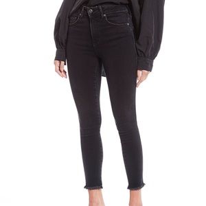 Free People Raw High Rise Jegging